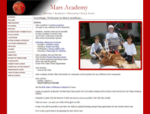 Tablet Screenshot of marsacademy.org