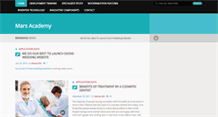 Desktop Screenshot of marsacademy.com